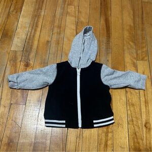 Old Navy Black and Gray Kids Hoodie